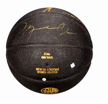 Michael Jordan Signed ‘Mr. June’ Black Wilson Basketball # 126/423 (UDA)